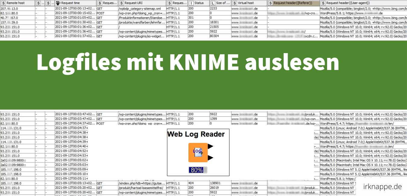 Logfiles mit KNIME auslesen