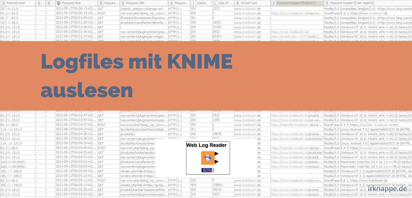 Logfliles mit KNIME auslesen