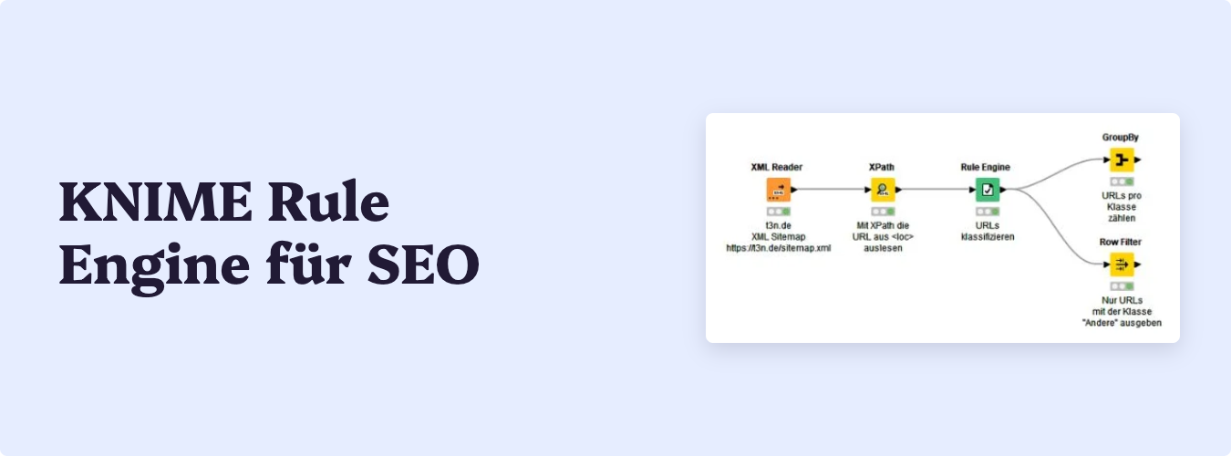 KNIME Rule Engine für SEO